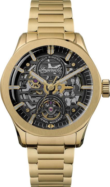 Immagine prodotto Ingersoll 1892 Ingersoll I16702 Herrenuhr Ingersoll Bronc Automatic 44mm 5ATM (Orologio scheletrato, 44 mm)