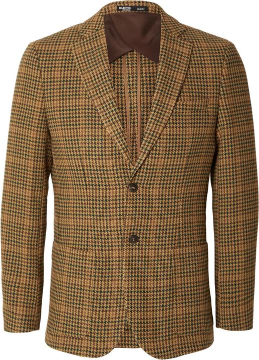 Actual product image Selected Plaid Single Breasted Blazer (48)