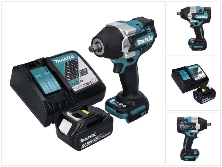 Produktbild Makita DTW 700 RG1 Akku Schlagschrauber 18 V 700 Nm 1/2" XPT Brushless + 1x Akku 6,0 Ah + Ladegerät