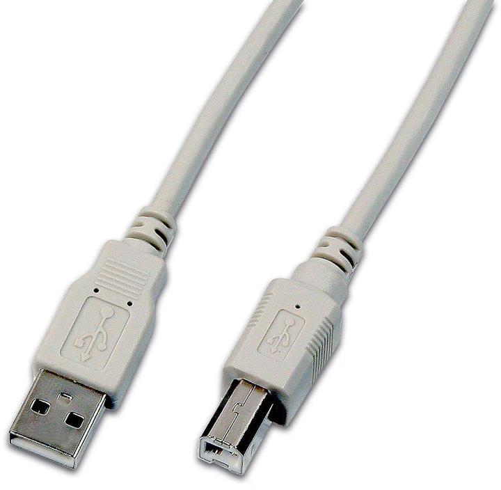 Actual product image Wirewin USB A-B mm Gr (1.50 m, USB 2.0)