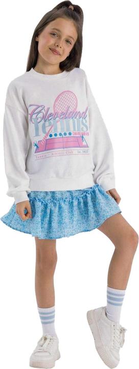 Produktbild Minoti Sweatshirt Mädchen Rundhalsausschnitt Fleece (128)