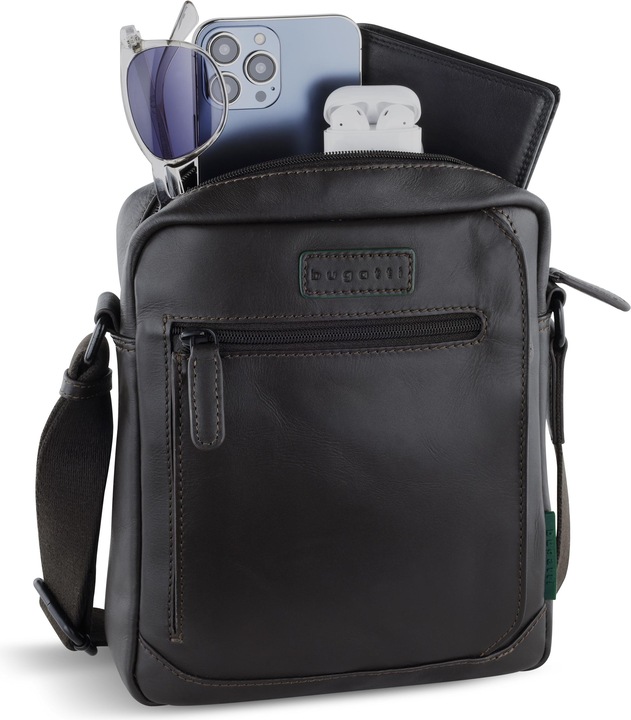 Produktbild Bugatti Clark Umhängetasche Leder 21 cm