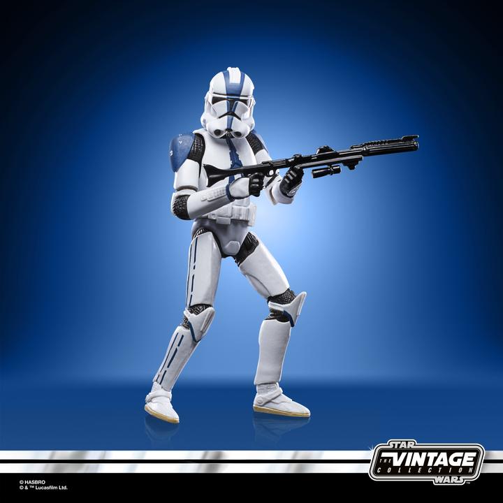 Actual product image Hasbro The Vintage Collection Clone Wars (501st Legion), Action Figure (9.5 cm) for Star Wars: Clone