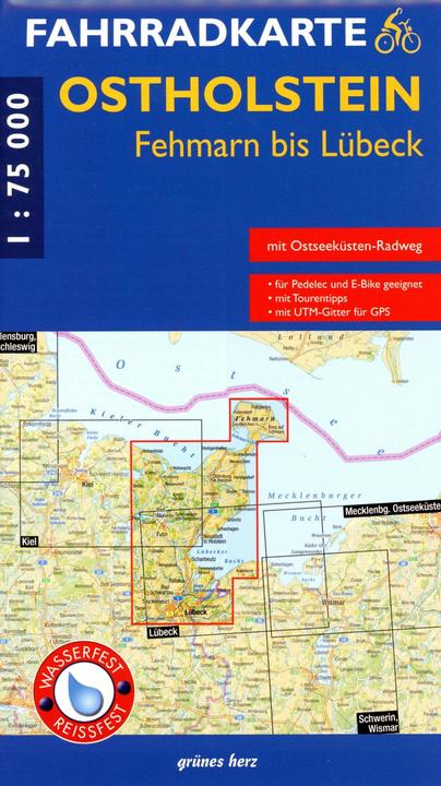 Produktbild Fahrradkarte Ostholstein / Fehmarn bis