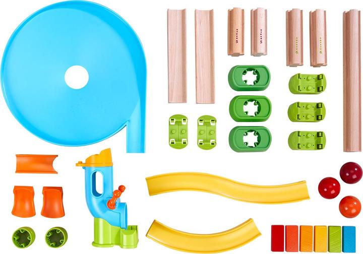 Actual product image Haba Kullerbü marble run and extensions