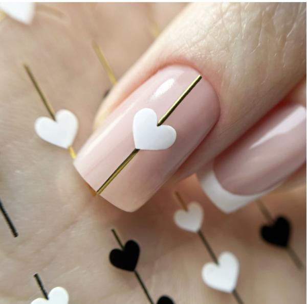 Image du produit Nagellack24 Nail Art Sticker Selbstklebend Herze
