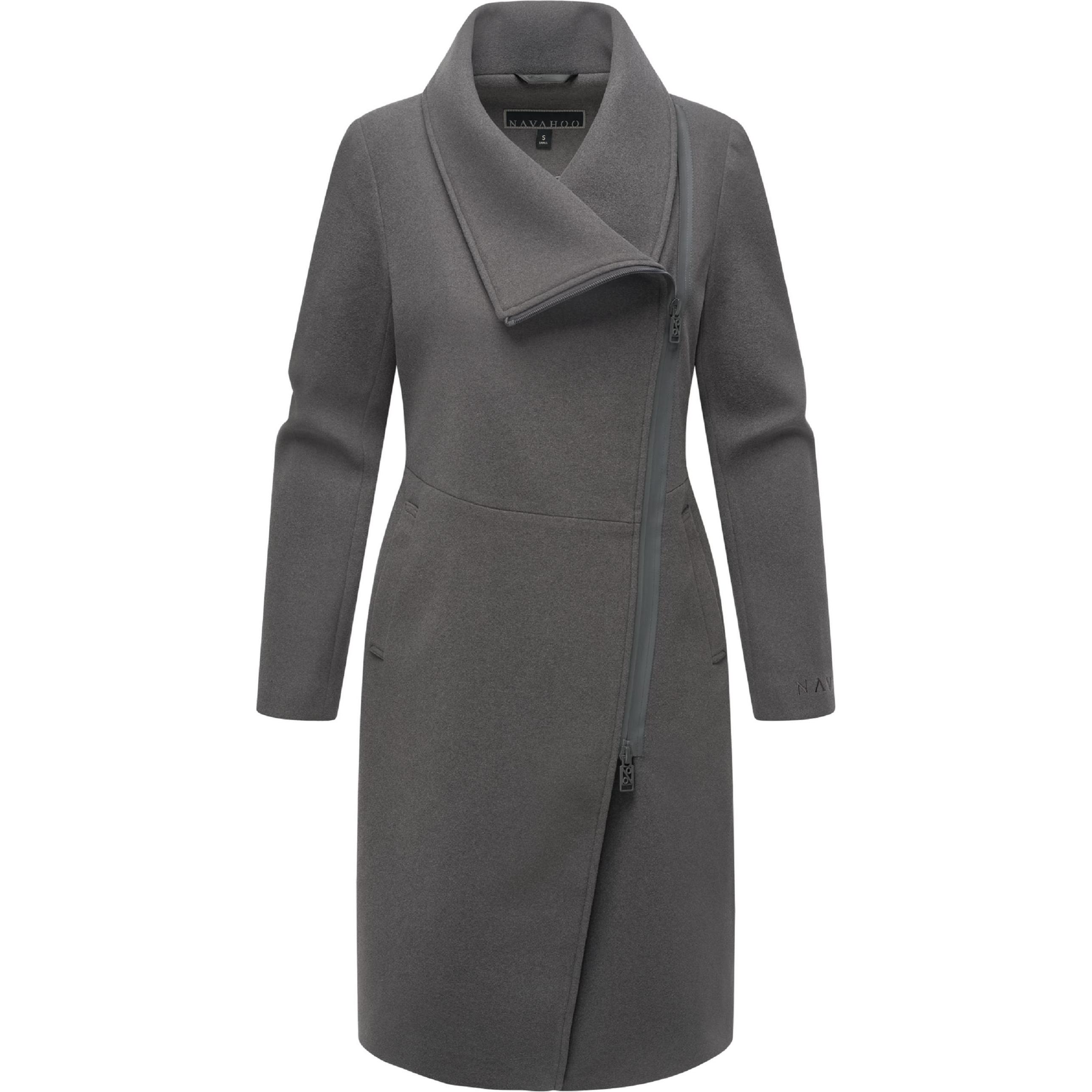 Navahoo, Damen, Jacke, Samtrose 14 (3XL), Grau, 3XL