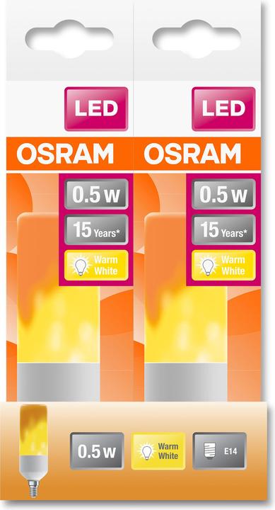Immagine prodotto Osram Bastone a stella a led (E14, 0.50 W, 10 lm, 1 x)