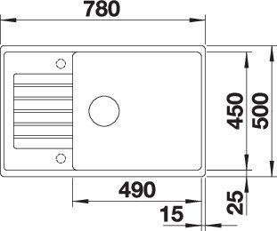 Produktbild Blanco Zia XL 6 S Compact (Aufsatzspülbecken, 78 cm, 50 cm)