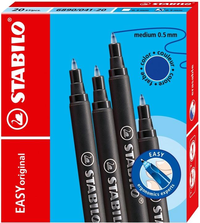 Image du produit STABILO Recharge EASYoriginal (Bleu, 0.50 mm, 20 pcs)
