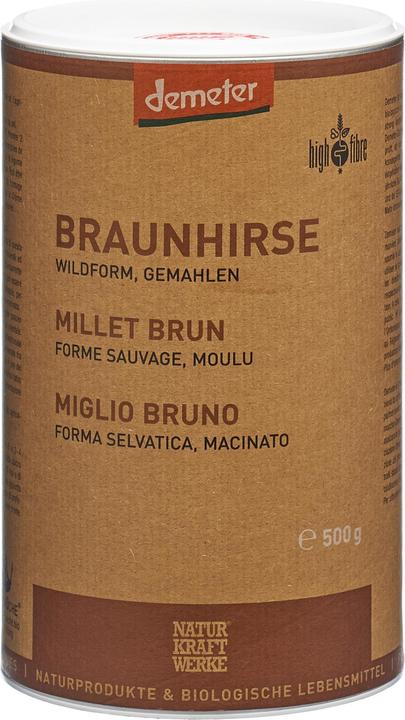 NaturKraftWerke Miglio bruno terra selvatica Demeter (500 g)