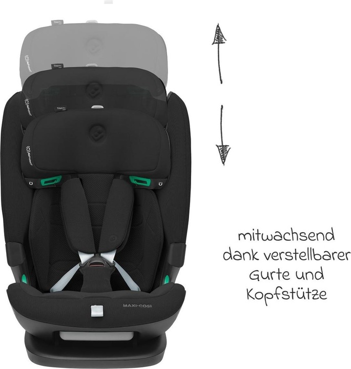 Image du produit Maxi-Cosi MC Titan Pro2 I-Size Auth.Blac (Siège pour enfant, Norme ECE R129/i-Size)