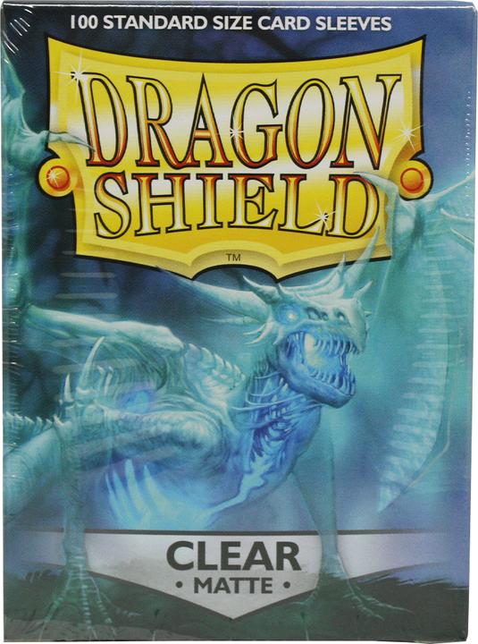 Arcane Tinman 5x Dragon Shield Matte Sleeves - Clear Matte(5x 100 Sleeves)