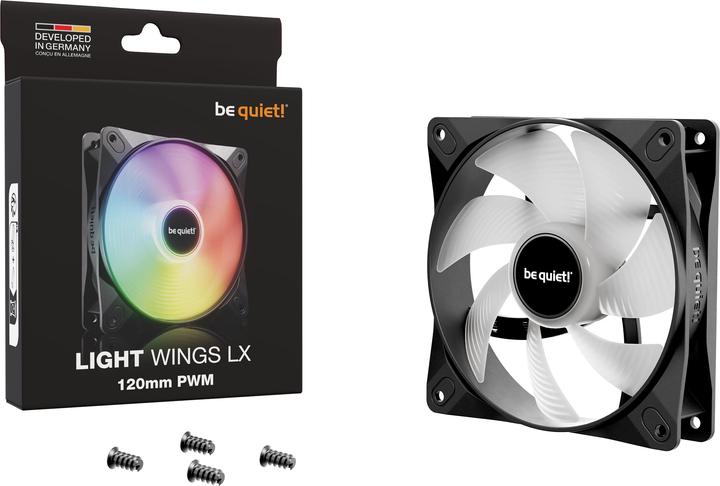 Actual product image be quiet! LIGHT WINGS LX 120mm PWM (120 mm, 1 x)