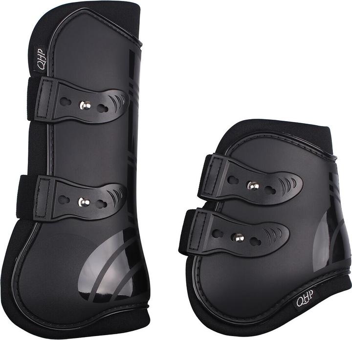 Qhp front horse gaiter and open fetlock guard set