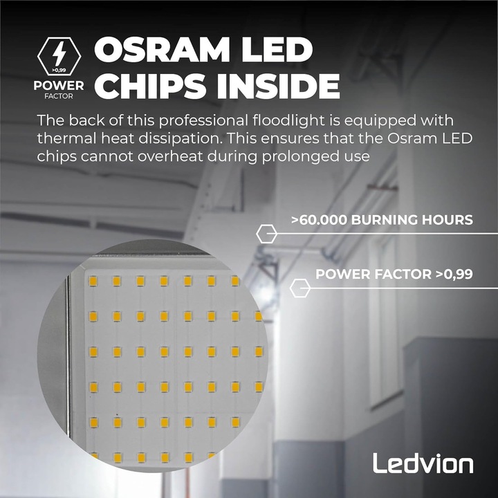 Immagine prodotto Ledvion LED Flutlichtstrahler LV50009 (12000 lm, IP68)
