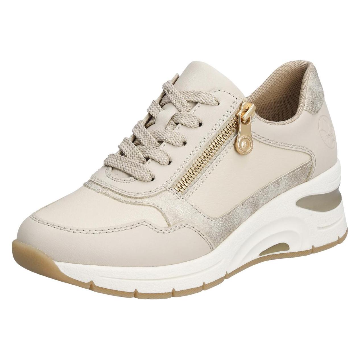 Rieker, Vrouwen, Sneakers, N9301-60, Beige, (42)