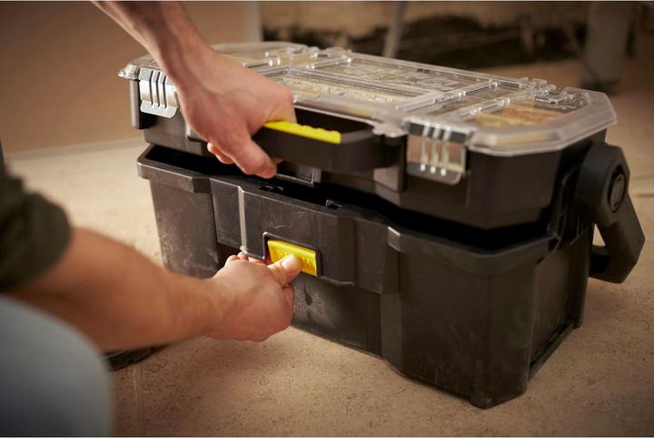 Produktbild Stanley Werkzeugtrage mit Organizeraufsatz 19 Zoll (2 Teile)