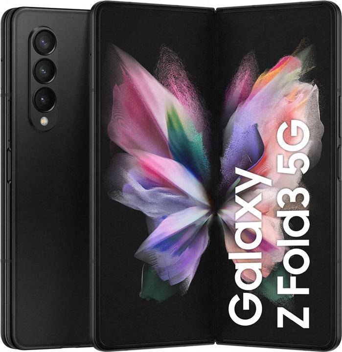 Image du produit Samsung Galaxy Z Fold3 5G UE (512 Go, Phantom Black, 7.60", SIM + eSIM, 5G)