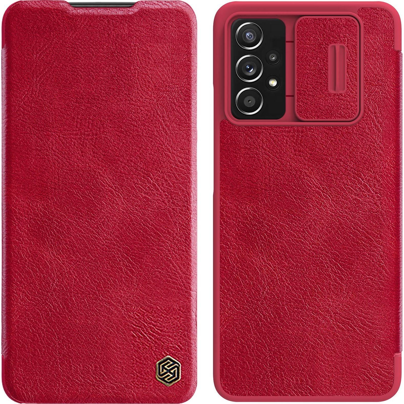 Nillkin Serie Qin Pro (Samsung Galaxy A73 5G), Cover smartphone, Rosso