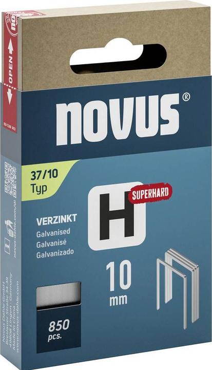 850 Graffette a filo sottile tipo H 37 10 mm