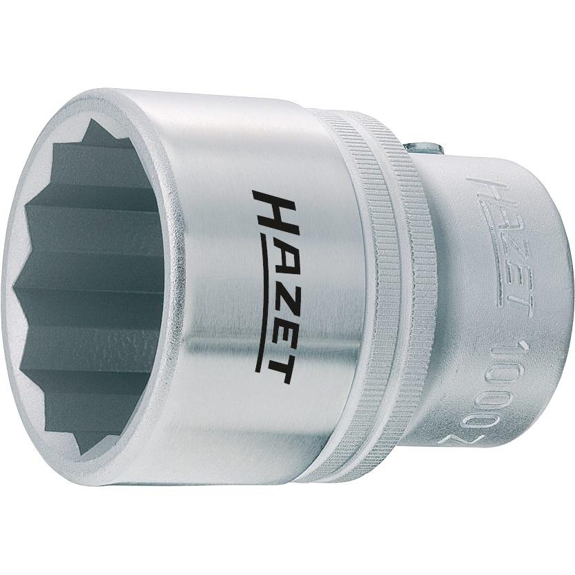 HAZET, Steckschlüssel + Stecknuss, Steckschlüsseleinsatz ∙ Doppelsechskant 1000Z-36 ∙ Vierkant20 mm (3/4 Zoll) ∙ Aussen ...