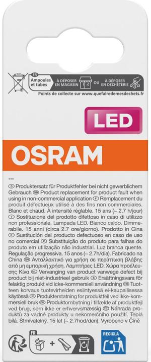 Actual product image Osram Superstar Classic P (E14, 5.90 W, 806 lm, 1 x, E)