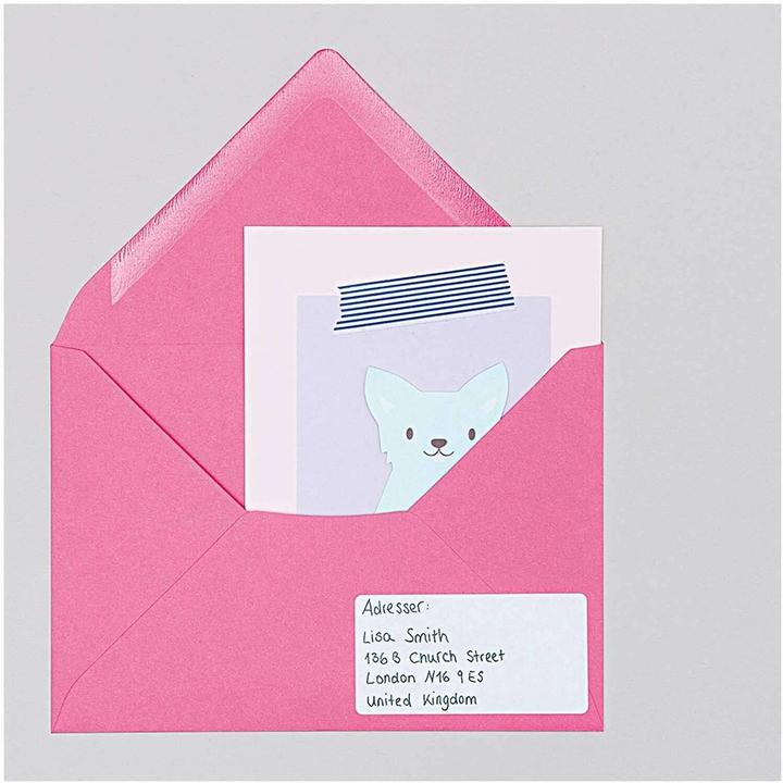 Produktbild Rico Design Paper Poetry Essentials Umschlag C6 Pink, Position (C6, 50x)