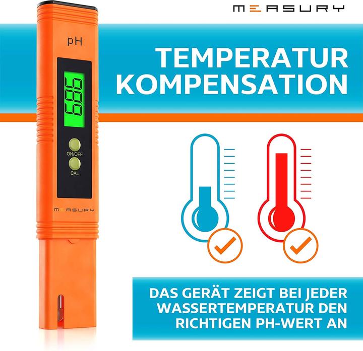 Actual product image Measury Digitales pH-Messgerät