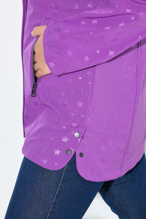 Actual product image Ulla Popken HYPRAR Star Print Softshell Jacket (46, 48)