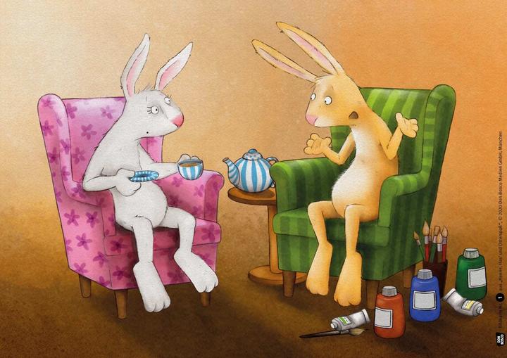 Image du produit Fell:Poule, lapin' et plaisir de Pâques. Kamishi (Allemand, Helga Skin, 2022)
