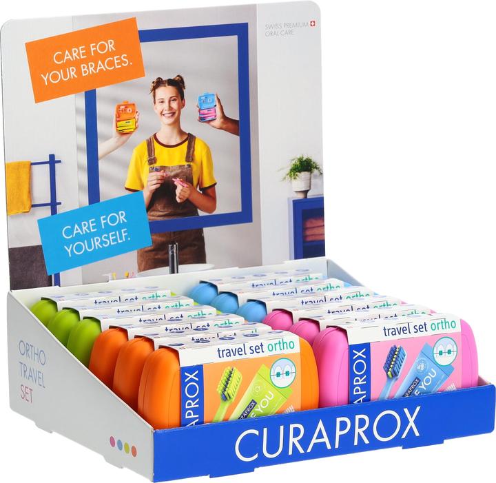 Produktbild Curaprox Travel Set Ortho Display ass 12 (Weich, 12 x)