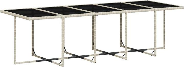 Image du produit VidaXL Meuble de jardin Ensemble de jardin 9pcs. noir Poly rotin (110 cm)