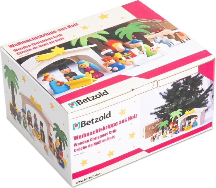 Actual product image Wooden Christmas crib