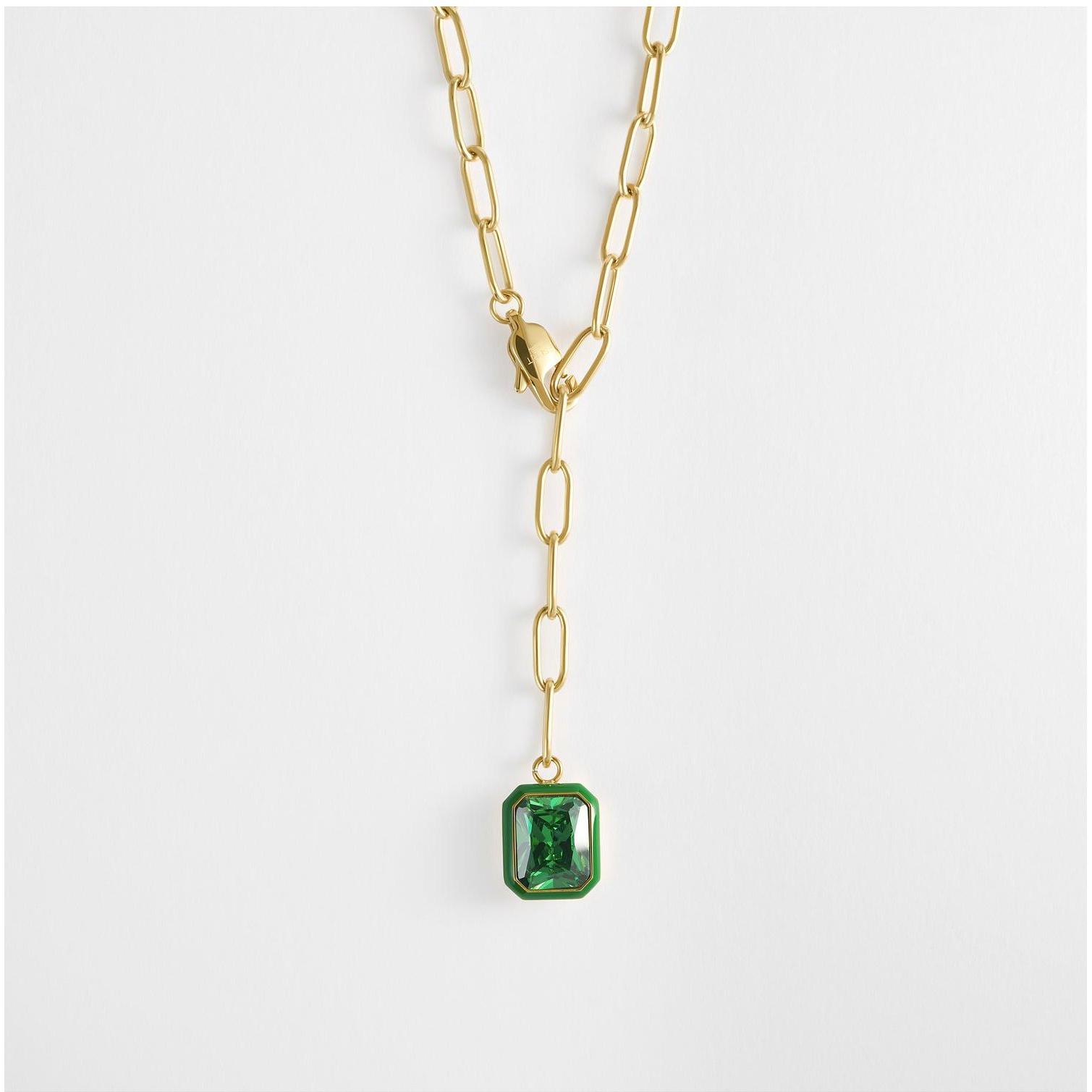 Thumbnail - Esprit, Halsschmuck, Kette BOLD COLOR, (Edelstahl, Farbstein)