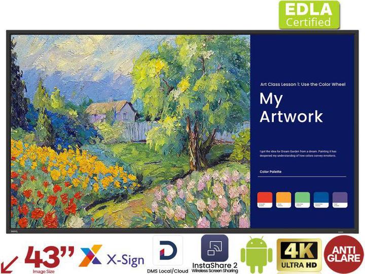 Image du produit BenQ SL4304 43IN WIDE TFT 109.22CM (3840 x 2160 pixels, 43")