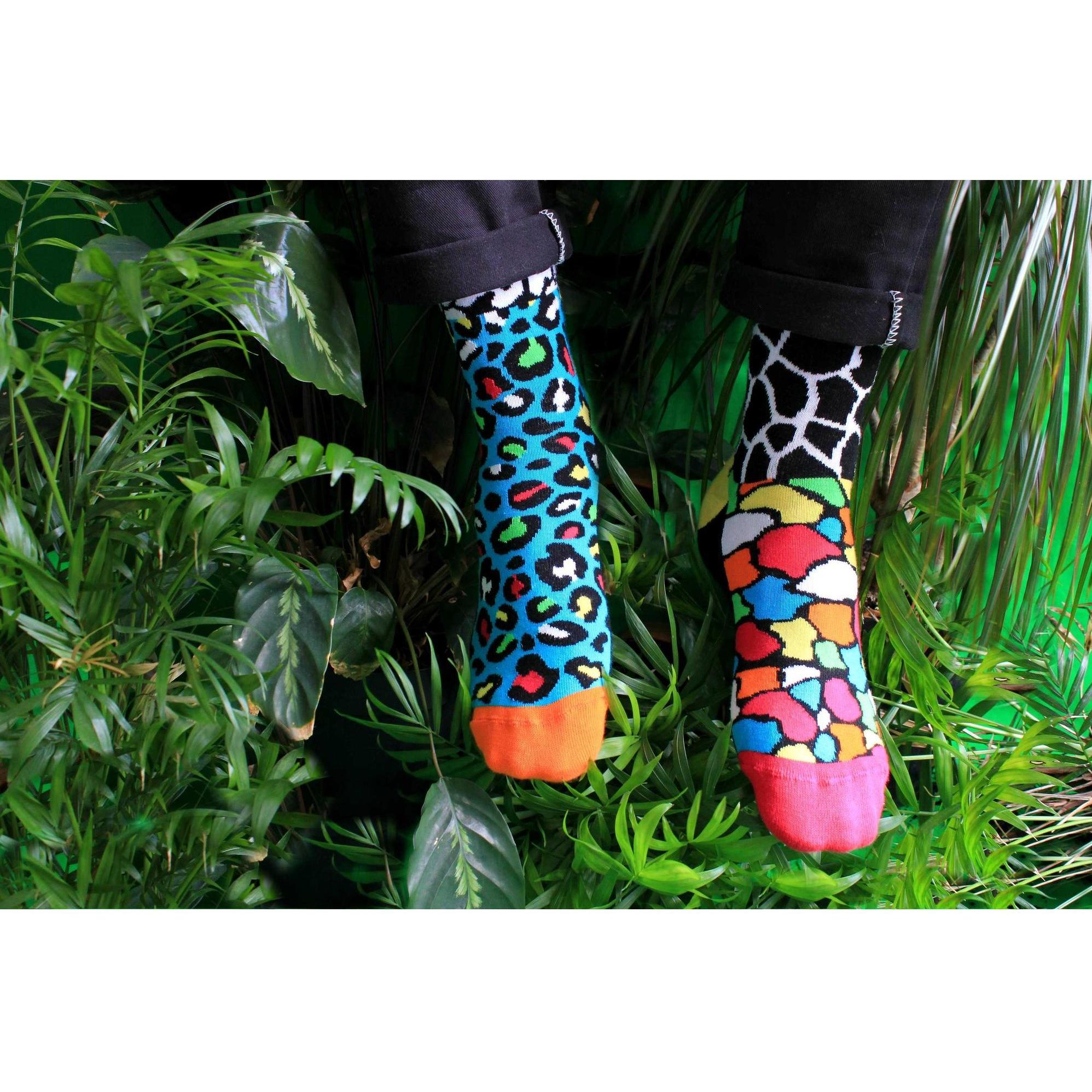 Thumbnail - United Oddsocks, Herren, Socken, You Animal, Mehrfarbig, (3er Pack, 39 - 46)