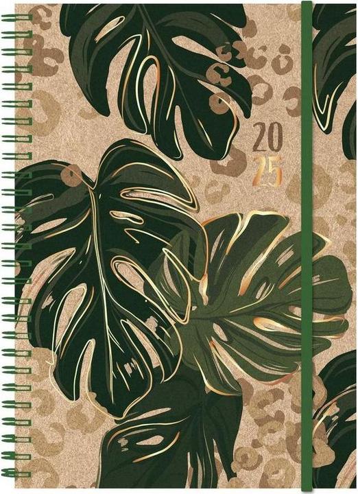 Produktbild Simplex Agenda Harmony 2026 40608.26 1W/2S Monstera ML 14.8x21cm (14.8 x 21 cm, Deutsch)