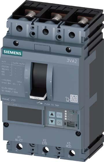 Siemens Leistungsschalter 3VA2225-5JP32-0AA0 3VA2 100-250A 55kA