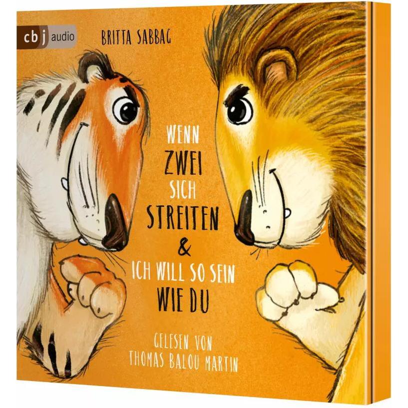 Thumbnail - Tiger und Löwe. Wenn zwei sich streiten und Ich will so sein wie du, Hörbücher von Britta Sabbag