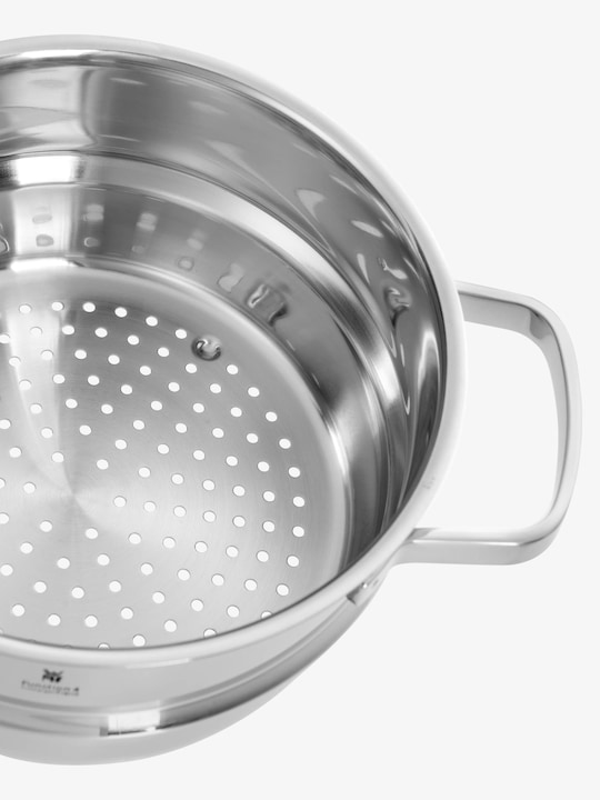Produktbild WMF Gemüse-/ Kartoffeldämpfer Dampfgarer Einsatz 20cm Function 4 Edelstahl (20 cm, Metall)