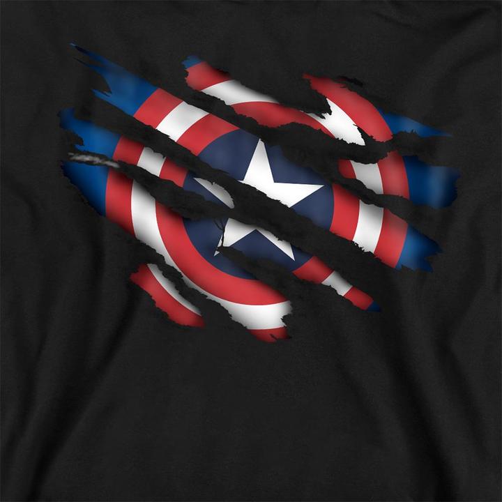 Produktbild Captain America Kapuzenpullover Zum Überziehen (128)