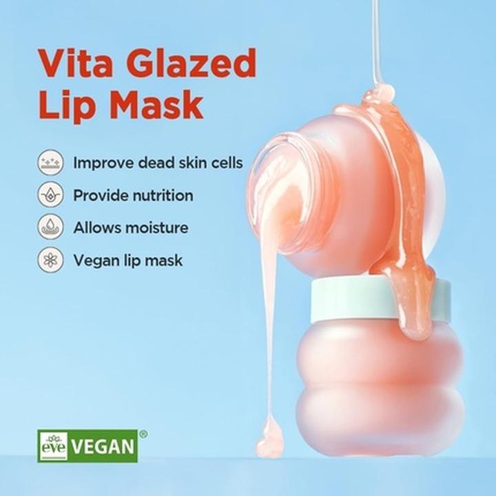 Image du produit Tocobo Vita Glazed Lip Mask 20ml Soin hydratant de nuit pour les lèvres (Baume à lèvres, 20 ml)