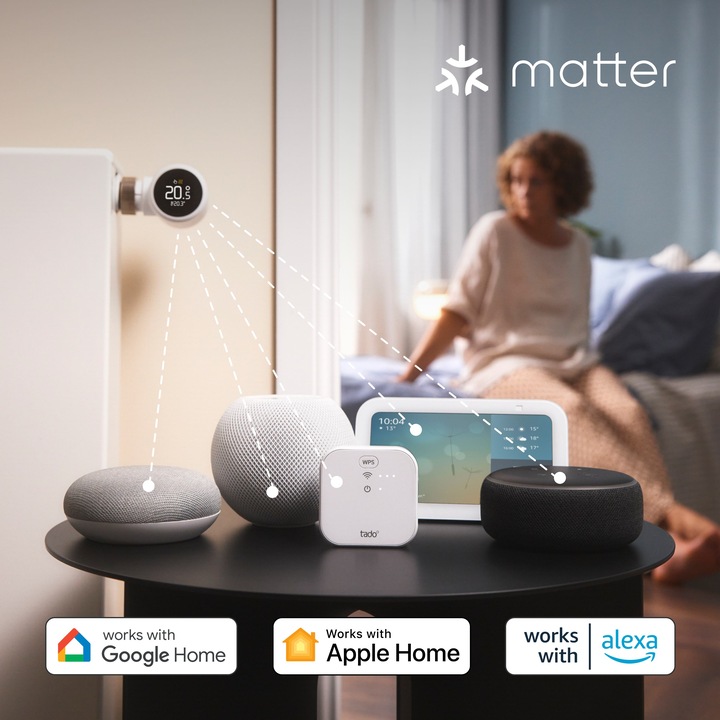 Produktbild tado° Smart Radiator Thermostat X - Quattro Pack