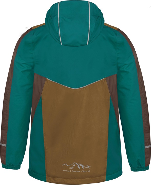 Actual product image Normani Kids Rain Jacket with Fleece Lining Wasilla - 8737 (146, 152)
