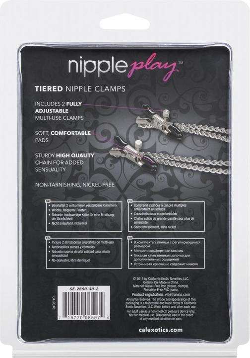 Produktbild CalExotics Nipple Play Tiered Nipple Clamps
