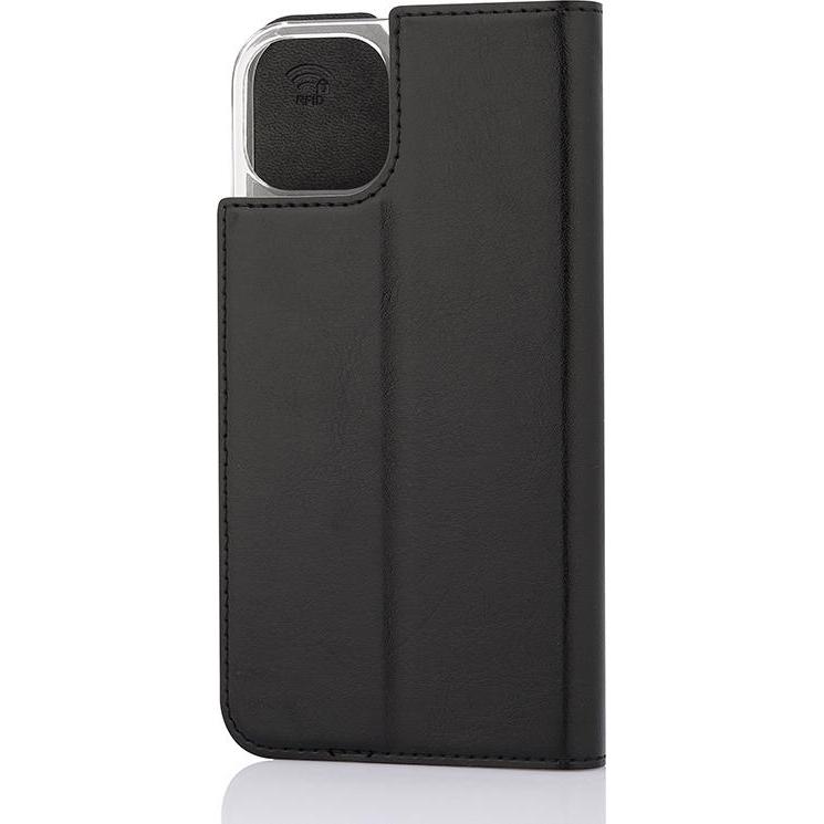 Thumbnail - Wave BookCase -suojakotelo, iPhone 13, musta (Apple iPhone 13), Smartphone Hülle, Schwarz