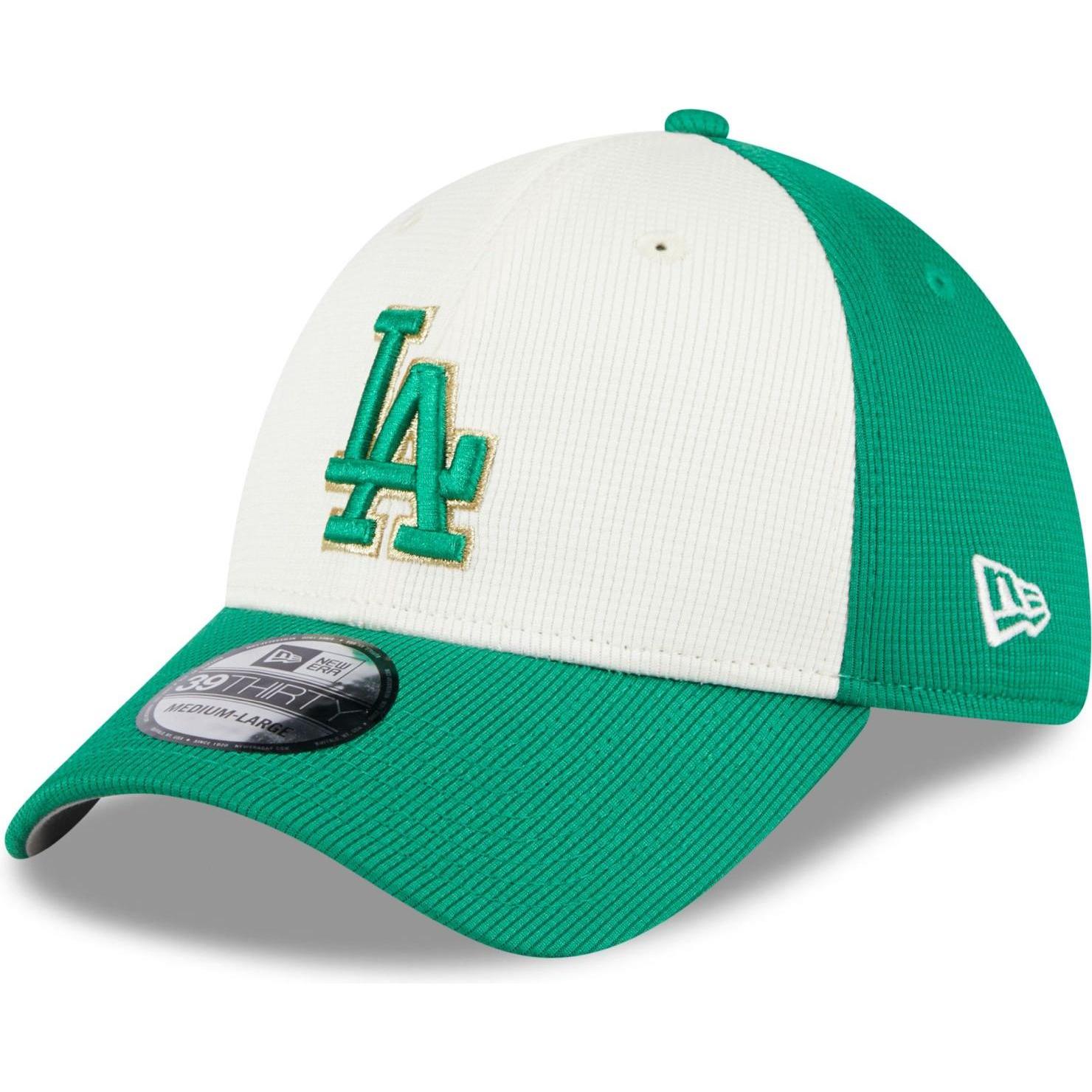 New Era, Herren, Cap, 39Thirty Cap - Saint Patricks Day LA Dodgers - S/M, Grün, (M)