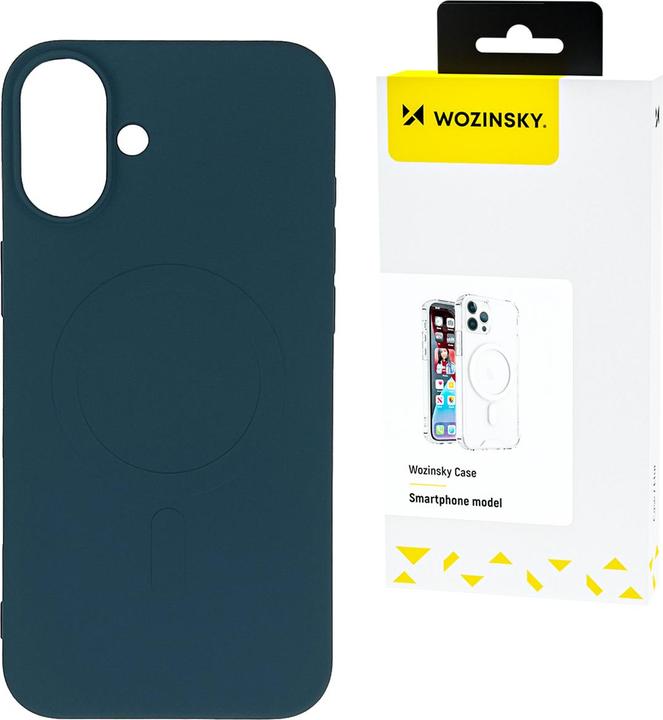 Produktbild Wozinsky Liquid Silicone Case MagSafe for Samsung Galaxy S24 FE - Dark Blue (Samsung Galaxy S24 FE)