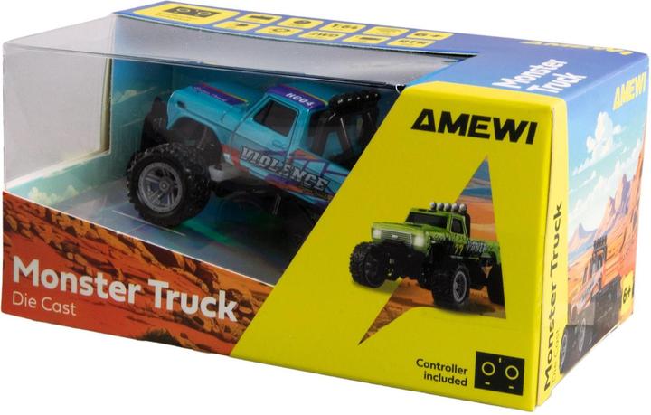 Produktbild Amewi Monster Truck Die Cast 1:64 RTR, Blau, Altersempfehlung (RTR Ready-to-Run)
